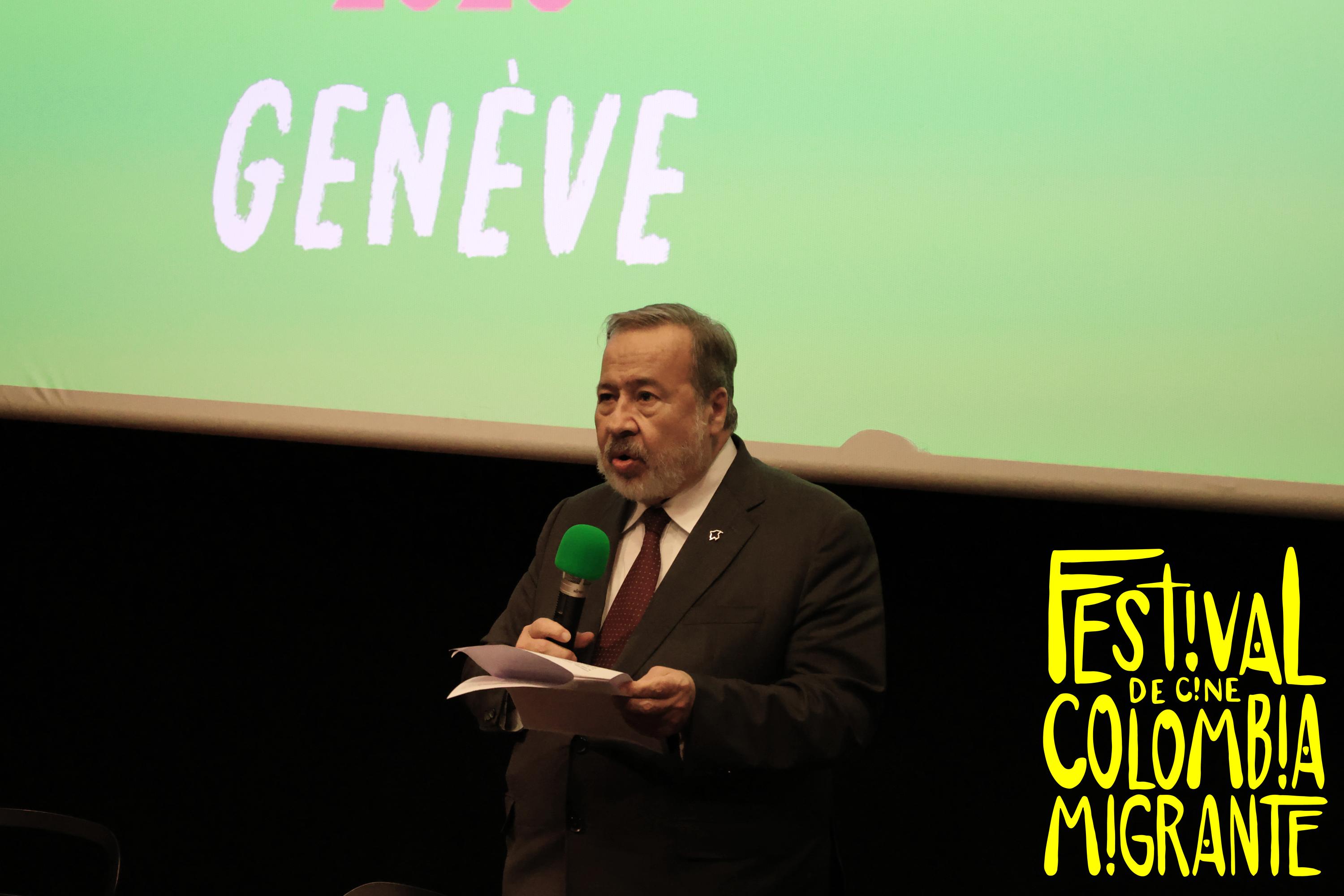 Invité prenant la parole lors de l’édition 2023