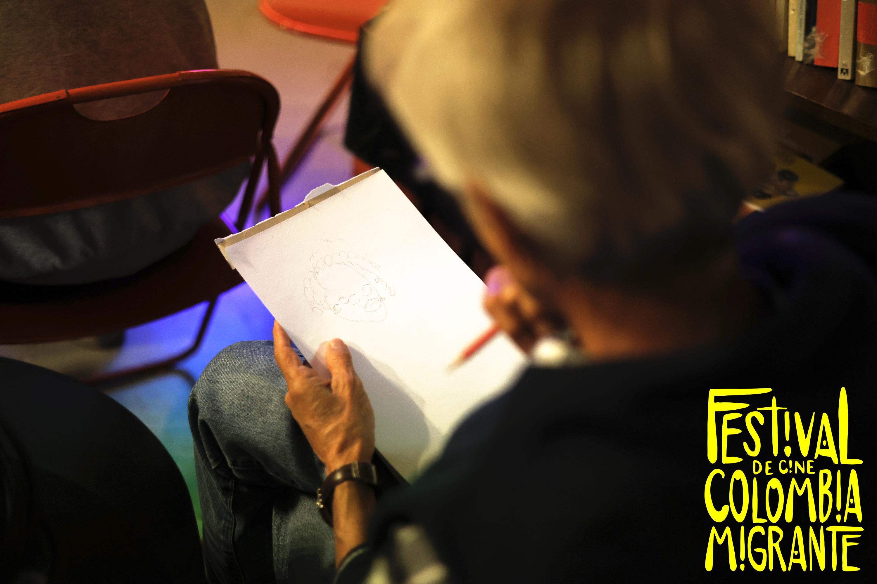 Détail d’un dessin d’atelier lors de l’édition 2023