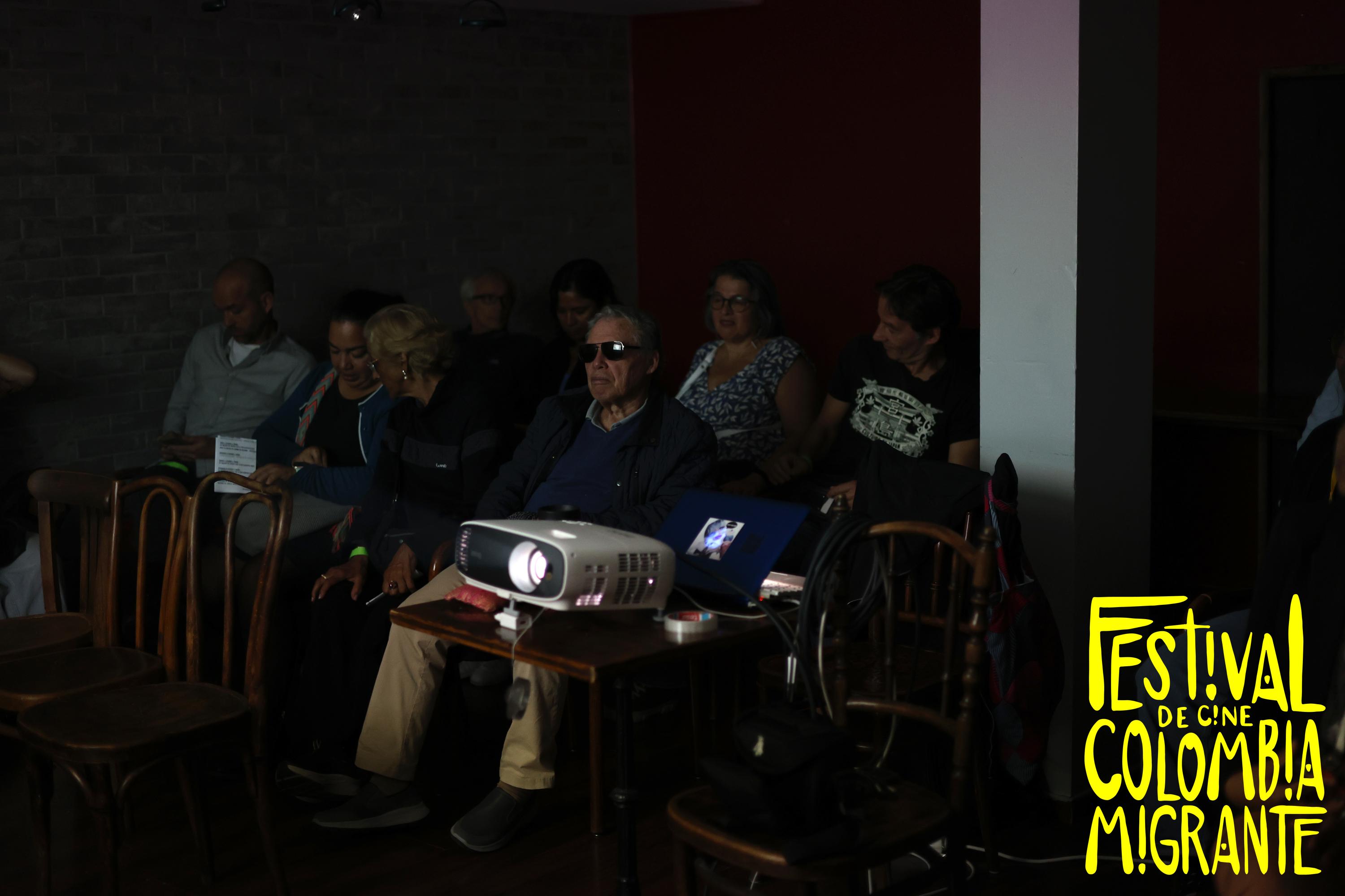 Petite salle de projection lors de l’édition 2023