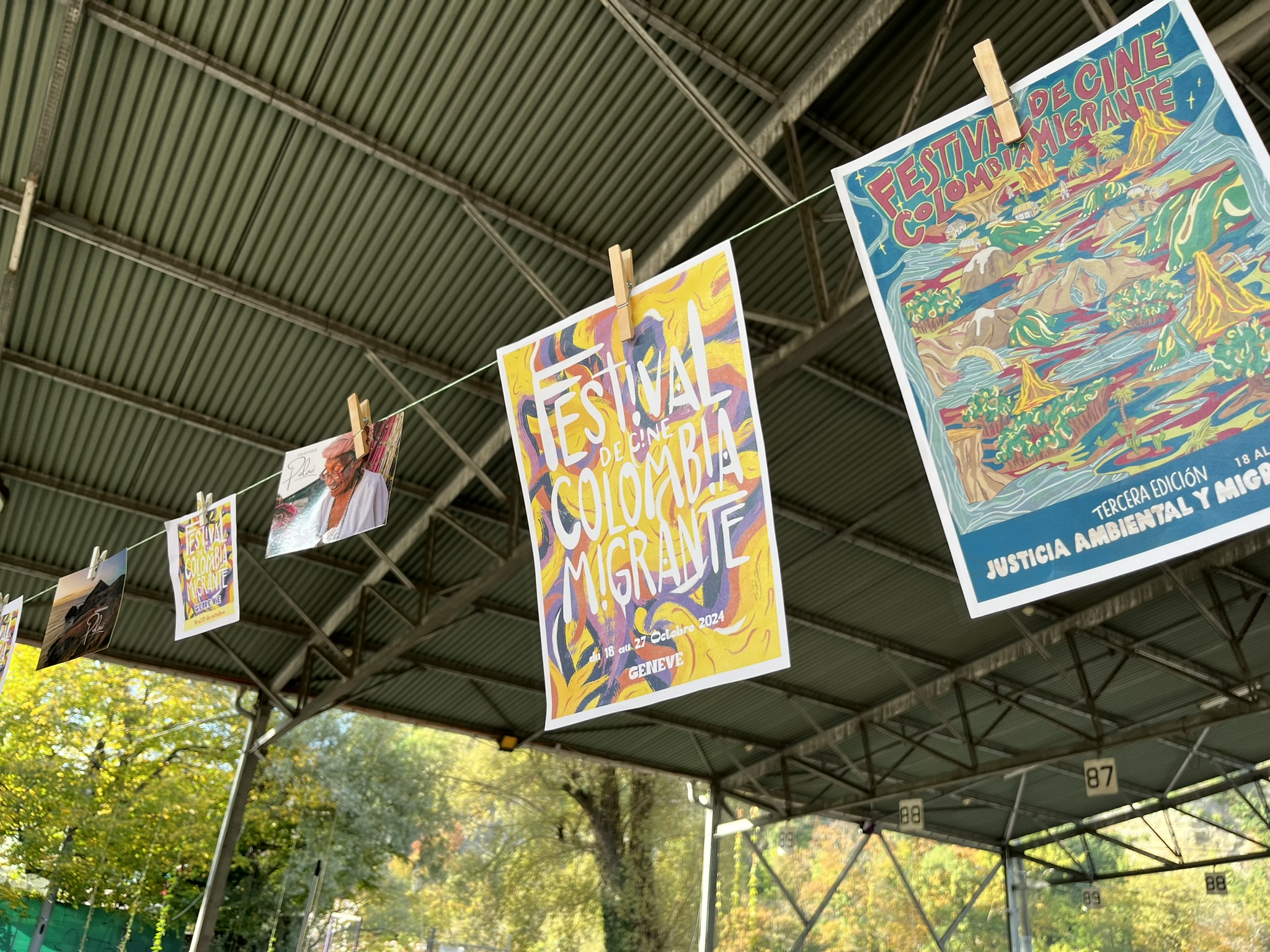 Atelier en plein air et activité du festival lors de l’édition 2024